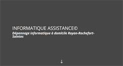 Desktop Screenshot of informatiqueassistance.net